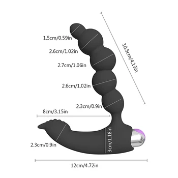SMMQ 323 Prostatos Masažas Analinis Vibratorius 10 Greitį Įkrauti Butt Beads Sekso Žaislai Vyrų Klitorio Stimuliacija Moteris