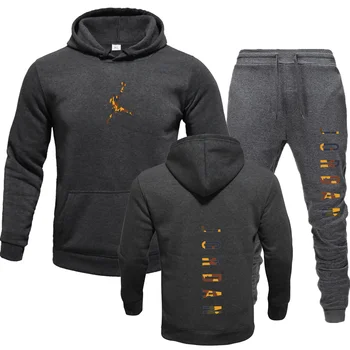 2020 m. žiemos hoodie vyrų kostiumas megztinis + bėgimo kelnes veikia drabužių moterų megztinis Jordan23 vyriški ir moteriški drabužiai