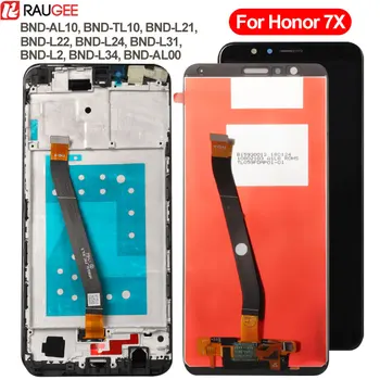 Ekrano Huawei Honor 7X BND-L21 L22 L24 L 34 AL10 TL10 LCD Ekranas Jutiklinis Ekranas Pakeisti Huawei Honor 7X Ekranas +įrankiai
