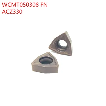 10vnt WCMT050308 FN ACZ 330 gręžimo gręžimo cnc tekinimas cnc tekinimo įrankiai wcmx050308