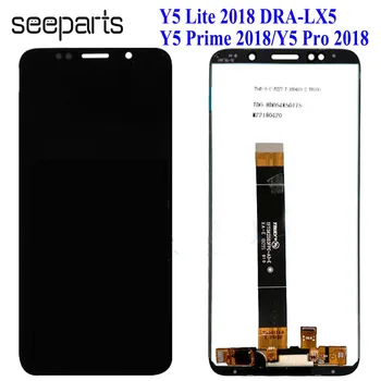 5.45' LCD Ekrano ir Huawei Y5 Lite 2018 DRA-LX5 LCD Ekranas Touch Panel Asamblėjos Telefono Dalys, Huawei Y5 Pagrindinis / Pro 2018 LCD