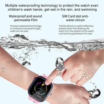 2021 Naujas 4G Vaikai Smart Laikrodžiai Su Termometru GPS Vieta Vaikams Smartwatch IP67 atsparus Vandeniui Nuotolinio Stebėti, Berniukas, Mergaitė Žiūrėti