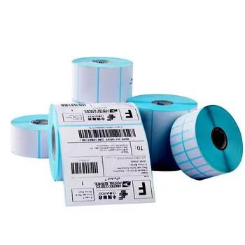 Trys gynybos thermosensitive etikečių popierius, terminis etikečių popierius, terminis spausdinimo popieriaus 30x20mm-100x150mm visą roller didmeninės