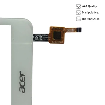 Balta Naujas 7 colių Acer Iconia Kalbėti 7 B1-733 Touch Panel Puikus Remontas, Dalys Jutiklinio Ekrano lcd ekranas sandėlyje FPC070-1173AT