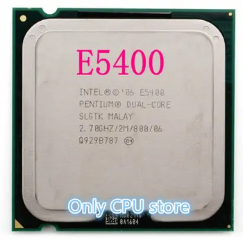 Lntel E5400 Stalinis kompiuteris naudojamas procesorius cpu dual core 2 Duo 