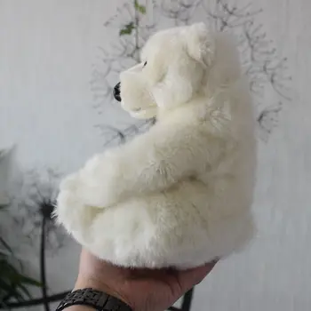 Mielas Kūdikis Polar Bear Lėlės Žaislas iškamša Dovanos Mergaitėms, Minkšti Žaislai Peluche Meškiukas modelis