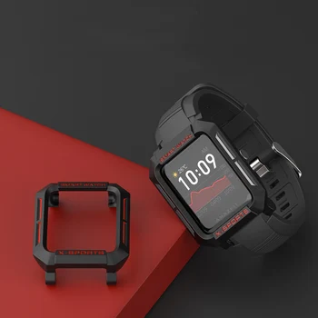 2020 Naujas apsaugos atveju padengti Xiaomi Huami Amazfit Pvp s atsparus smūgiams Pvp/ Pvp Lite Apsauginį kiautą Smart watch priedai