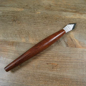 Medienos žymėjimo peiliu,Europos Apvali rankena Scribing Peilis Medienos apdirbimo įrankis