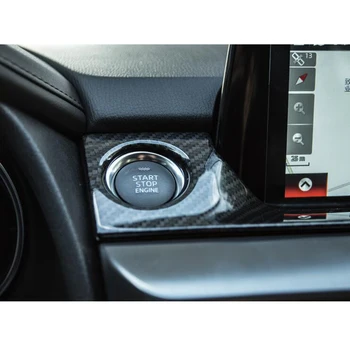 YAQUICKA Už Mazda 6 Atenza 2017-18 Automobilio Interjero Aksesuarų prietaisų Skydelyje GPS Navigacijos Juostos Variklis, Start Stop Dangtelio Lipdukas Apdaila