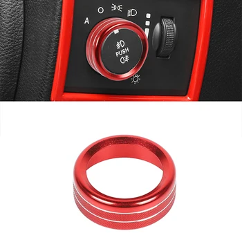Priešakinėms Apdailos Žiedas Jeep Grand Cherokee 2011-2019 2020 Automobilio Interjero Aksesuarų ABS Red Automobilių Lipdukai Stilius