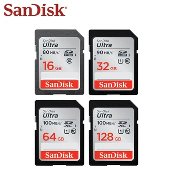 Sandisk Ultra Atminties Kortelę 64GB 32GB Max Skaityti Greitis 80M/s Micro SD Kortelės Class10 UHS-1 