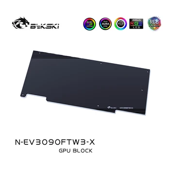 Bykski N-EV3090FTW3-X,3090 3080 GPU Vandens Aušinimo Blokas EVGA RTX3090 3080 FTW3 ULTRA ŽAIDIMŲ Grafikos Kortelės,VGA Aušintuvas A-RGB