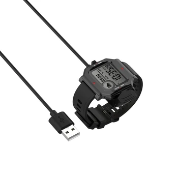 Naujas Greitas USB Įkrovimo Kabelis Nešiojamų Smart Žiūrėti Įkroviklis Tinka Huami Amazfit Neo Įkroviklis Smart Žiūrėti Įkrovimo Kabelis 1m