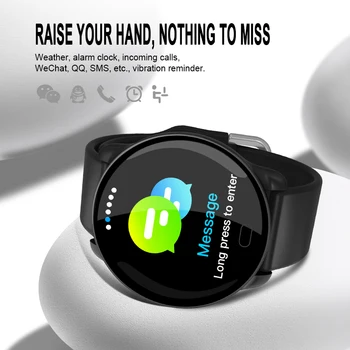 696 K9-WF jutiklinių Pedometer Smart Žiūrėti Fitness Tracker Širdies ritmo Monitorius Kraujo Spaudimas Smartwatch Stebėti Smart Apyrankė