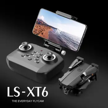 2020 Mini Rc Drone XT6 4K 1080P HD Dual Camera WiFi FPV Oro Slėgio Aukščio Laikyti Sulankstomas Quadcopter Gps Dron už Berniukas Mergaitė Žaislas