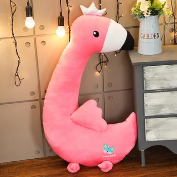 Kūrybos Kawaii Minkštas Vienaragis Dinozaurų Flamingo Lėlės Iškamšos Tingus Miega Pagalvę Žaislai Cute Girl Meilužis Gimtadienio Dovanos
