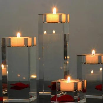 Krištolo Ir Stiklo, Žvakių Laikiklis Stick Aukštos Temperatūros Europos Upscale Vakarienė Vestuvių Juostoje Šalies Žvakidė Stalo Romantiška