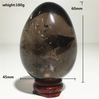 Natūralaus dūmų kvarco kristalo Namo, buto apdailos akmenų ir kristalų Reiki gydymo formos kiaušinių