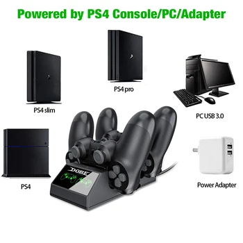 Kreiptuką Įkrovimo Dokas PS4/Slim/Pro Stotį Play Station 4 Valdytojas Įkroviklio Sony Playstation 4 Žaidimas Įkroviklis Standw
