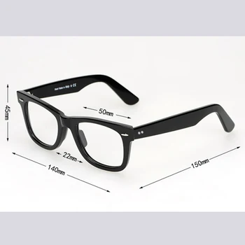 Retro Akiniai, Optiniai akinių Rėmeliai Vyrų, moterų acetato rėmelis akinių dekoratyvinis Trumparegystė akiniai, Optiniai Recepto RĖMELĮ