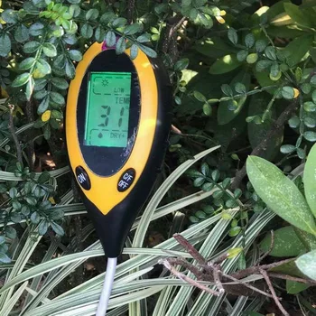 Sodo Augalų Skaitmeninis PH-Metras Drėgmės Stebėti Temperatūros Saulės Testeriai Ūkininkavimo