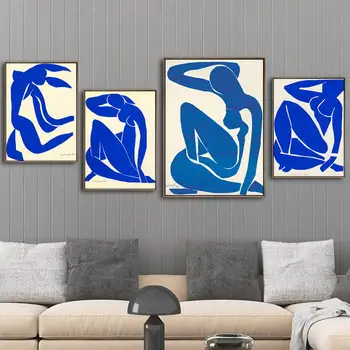 Hd Spausdinti Drobė Meno Prancūzijos Henri Matisse ' Blue Nuogas Abstrakčios Tapybos Namų Puošybai Sienos Nuotrauka Ne Įrėminti