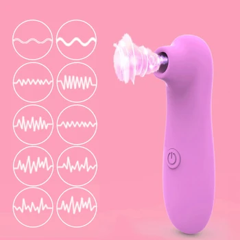 Vibratable Čiulpti Vibratorius G-spot Plėtra Massager Masturbator Suaugusiųjų Sekso Žaislų Clit Spenelių Stimuliatoriai Erotika Suaugusiems