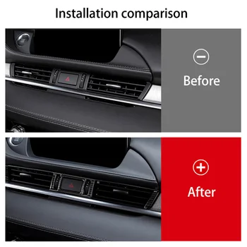 Automobilių Dekoratyvinis oro išleidimo rėmo centrinė kontrolė oro kondicionierius dekoratyvinis rėmelis Reikmenys Mazda 6 Atenza 6 2019 2020