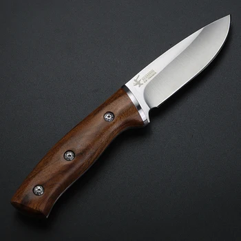 XUAN FENG srityje, aukštos kietumas aštrių taktinis peilis kempingas medžioklės trumpas peilis savigynai taktinis 9CR18Mov peilis