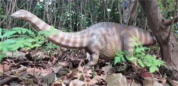 JurassicsWorld Parkas Nanmu Studija 48cm 1/35 Dinozaurų Apatosaurus Žalia Ruda Spalva Statula Gyvūnų Skaičius Ekranas Modelio Dovana