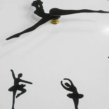Ballerina Įrašyti Sieninis Laikrodis Baleto Šokių Sieninis Laikrodis Šokėja Namų Dekoro Kalėdų Dovana TB Pardavimas