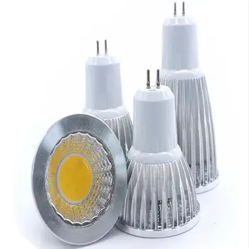 GU 10 110V Lemputės, Šviesos, 3W 5W GU10 7W COB 220V Lampada LED Lemputė Vietoje Šviesos Žvakės Ampulä-LED Prožektoriai, GU5.3 LED lempos