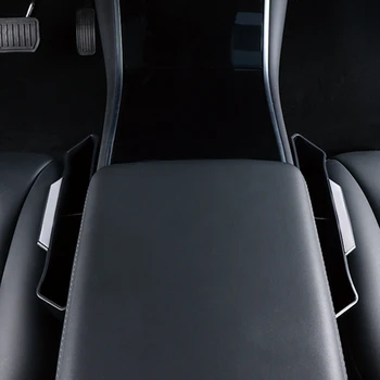 2vnt Automobilio Sėdynės Skirtumas talpinimo Bako Angą Telefono Laikiklis, Kišenė Interjero Modifikacija Tesla Model 3 X S Automobilių Reikmenys