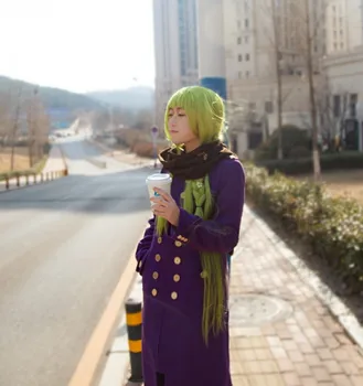 Likimas/Grand Kad Enkidu cosplay žalia perukas mens Enkidu ilgi tiesūs žalia plaukų perukas kostiumai
