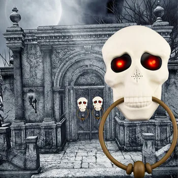 Helovinas Siaubo Doorbell Creepy Sukasi Akis Vaiduokliškas Baisu Skamba Haunted House Pabėgti Kostiumai, Rekvizitas, Durų Varpelis