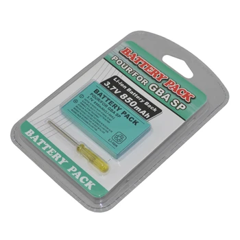 100 vnt. daug Įkrovimo 3.7 V 850mAh Li-ion Maitinimo bloko Įrankis Pack Rinkinys Gameboy Advance SP Baterija G-B-A SP