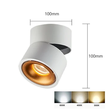 Sekti šviesos LED kelio šviesa eilėje nemokamai skylę lubų šviesos COB downlight kambarį valgomasis nuotrauką šviesos AC110V/220V
