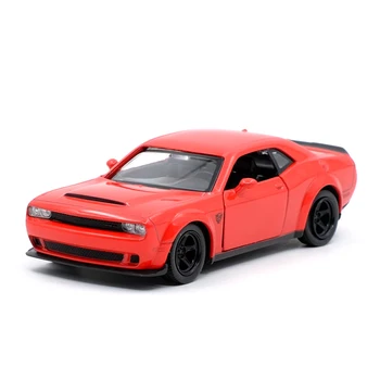 RMZ MIESTO, 1:36 Dodge Challenger SRT Demonas Automobilių Sporto Lydinio Diecast Automobilio Modelį Žaislas Traukti Atgal Dovanos Vaikams Žaislų Kolekcija