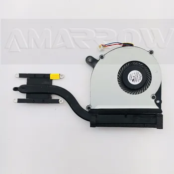 Originalus nemokamas pristatymas nešiojamas heatsink aušinimo ventiliatorius cpu aušintuvo ASUS S400 S400C S400CA 13N0-NUA0901