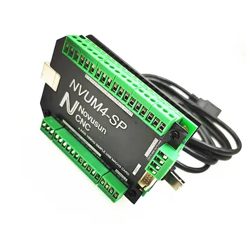 NVUM 4 Ašies Mach3 USB Kortelę, CNC Router Valdytojas 3 5 6 Judesio Kontrolės Breakout Laive 