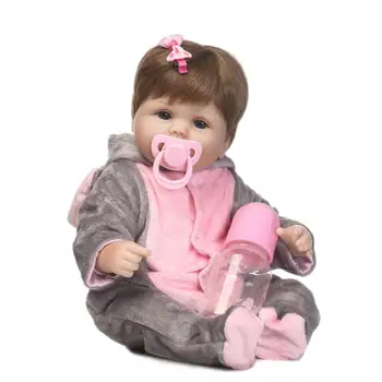 NPK didmeninė mielas reborn baby doll, minkštas nekilnojamojo touch silikono vinilo lėlės mielas kūdikis geriausi žaislai ir dovanos vaikams