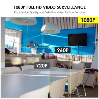 ZOSI 1080P Vaizdo Stebėjimo 2MP, TVI CVI CVBS Saugumo Kameros IR-Cut Vandeniui Lauko ir Patalpų VAIZDO Sistema, DVR Recorder Rinkinys