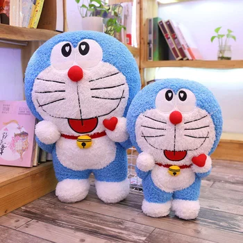 Anime Stand By Me Doraemon Pliušinis Žaislas Aukštos Kokybės Mielas Porų Katė Lėlė, Minkšta iškamša Pagalvę Girl Valentino Diena Dovana