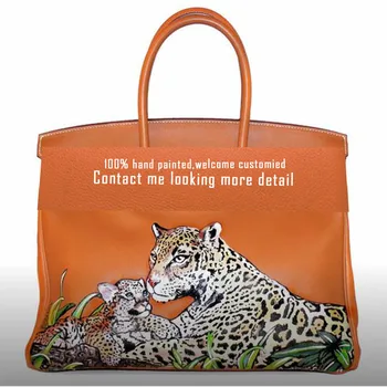 Dažytos leopard namų moterų rankinės, natūralios Odos karvės odos dizaineris maišą crossbody maišeliai ponios krepšys prabanga rankinės