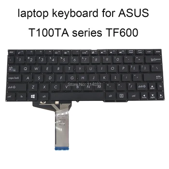 Naujas anglų Pakeisti klaviatūras ASUS T100 T TA TEN DEGUTO T100CHI TF502 TF600 JAV juodos spalvos nešiojamojo kompiuterio klaviatūra parduoti dviejų Varžtas stulpelio