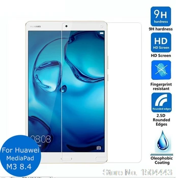 Naujas atvykti Huawei MediaPad M3 8.4 Grūdintas Stiklas Screen Protector Filmas MediaPad M 8.4 3