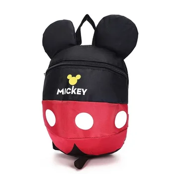 Disney Baby kuprinė 1-3 metų vaikas maišelį Mielas animacinių filmų mickey Minnie berniukų ir mergaičių, kūdikių, vaikų darželis maišelį su anti-lost virvė